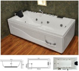 Eurostan Bath Tub – Model Lancer (6’ x 3’)